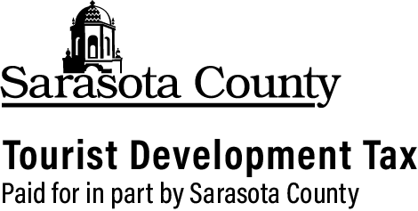 Sarasota County Tourist Development Tax logo - paid for in part by Sarasota County